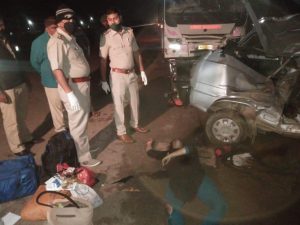 Chitradurga serial accident two death