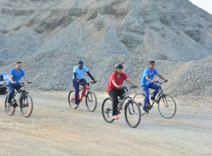 Chitradurga Sp radhika cycling